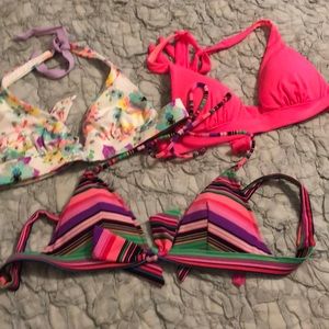 3 VS bikini tops.
